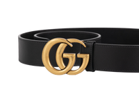 GUCCI CINTO GG MARMONT LARGE BLACK