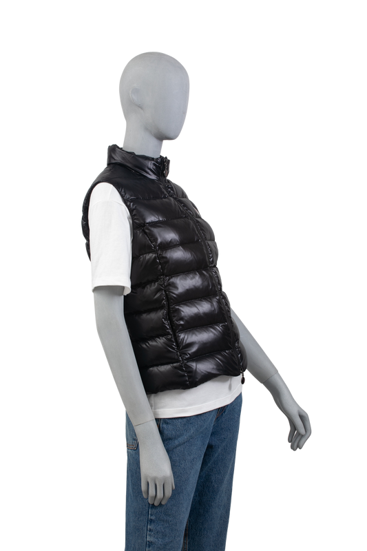 MONCLER GHANY GILET PUFFER BLACK