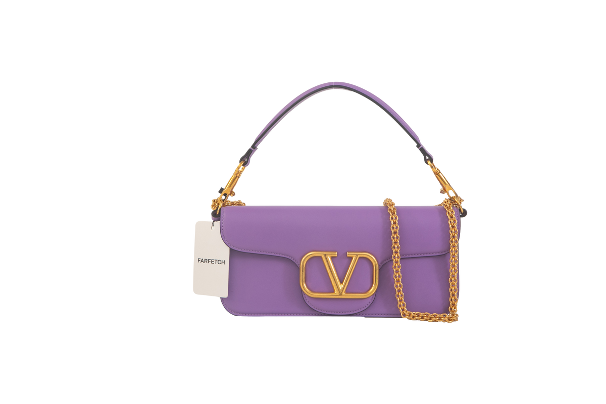 VALENTINO BAGUETTE VLOGO VIOLET