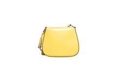 PRADA CLEO FLAP LEATHER SCARLATTO YELLOW