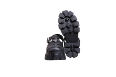 PRADA SANDAL MONOLITH RUBBER BLACK - 34 BR
