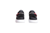 PRADA SNEAKER STUDDED STRAP NYLON BLACK -  37 1/2 BR