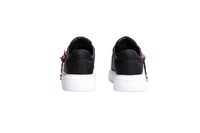 PRADA SNEAKER STUDDED STRAP NYLON BLACK -  37 1/2 BR