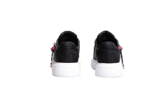 PRADA SNEAKER STUDDED STRAP NYLON BLACK -  37 1/2 BR