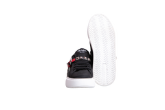 PRADA SNEAKER STUDDED STRAP NYLON BLACK -  37 1/2 BR