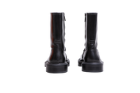SALVATORE FERRAGAMO BOOTS FARAH LEATHER BLACK - 37.5 BR