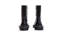 SALVATORE FERRAGAMO BOOTS FARAH LEATHER BLACK - 37.5 BR