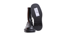 SALVATORE FERRAGAMO BOOTS FARAH LEATHER BLACK - 37.5 BR