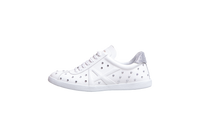 AQUAZZURA SNEAKER CRYSTAL-EMBELLISHED WHITE - 37 BR
