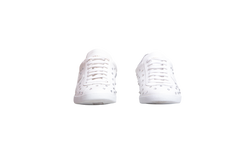 AQUAZZURA SNEAKER CRYSTAL-EMBELLISHED WHITE - 37 BR