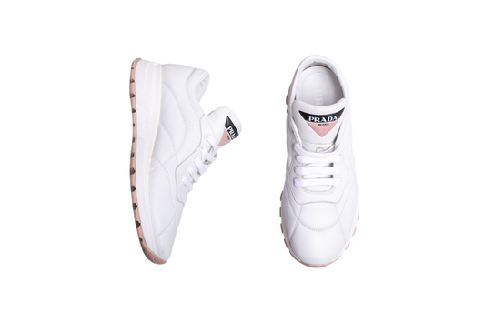 PRADA SNEAKER PRAX 01 NAPPA WHITE - 37 1/2 BR