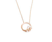 TIFFANY & CO. PENDANT VINE CIRCLE DIAMOND GOLD