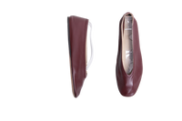 LE MONDE BERYL LUNA SLIPPER LEATHER BURGUNDY - 36 1/2 BR
