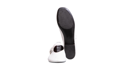 THE ROW BALLET FLATS MARY JANE BOHEME SHOE OPTIC WHITE - 37 BR