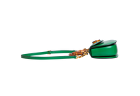 GUCCI BAMBOO 1947 SMALL LEATHER GREEN