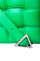 BOTTEGA PADDED CASSETE MAXI INTRECCIATO PARAKEET