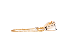 VALENTINO LOCÒ SMALL RAFFIA AND LEATHER NATURAL/IVORY