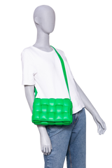 BOTTEGA PADDED CASSETE MAXI INTRECCIATO PARAKEET