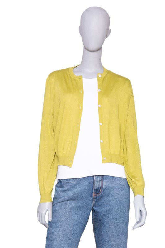 GUCCI CARDIGAN CASHMERE/SILK PISTACHE