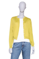 GUCCI CARDIGAN CASHMERE/SILK PISTACHE