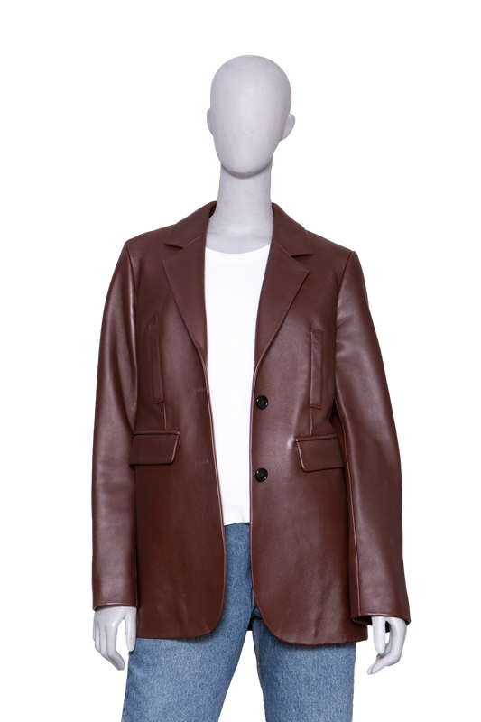 LOEWE JACKET TAILORED LEATHER TWO-BUTTON