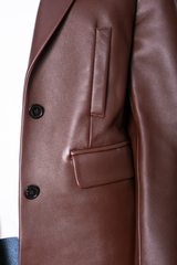 LOEWE JACKET TAILORED LEATHER TWO-BUTTON