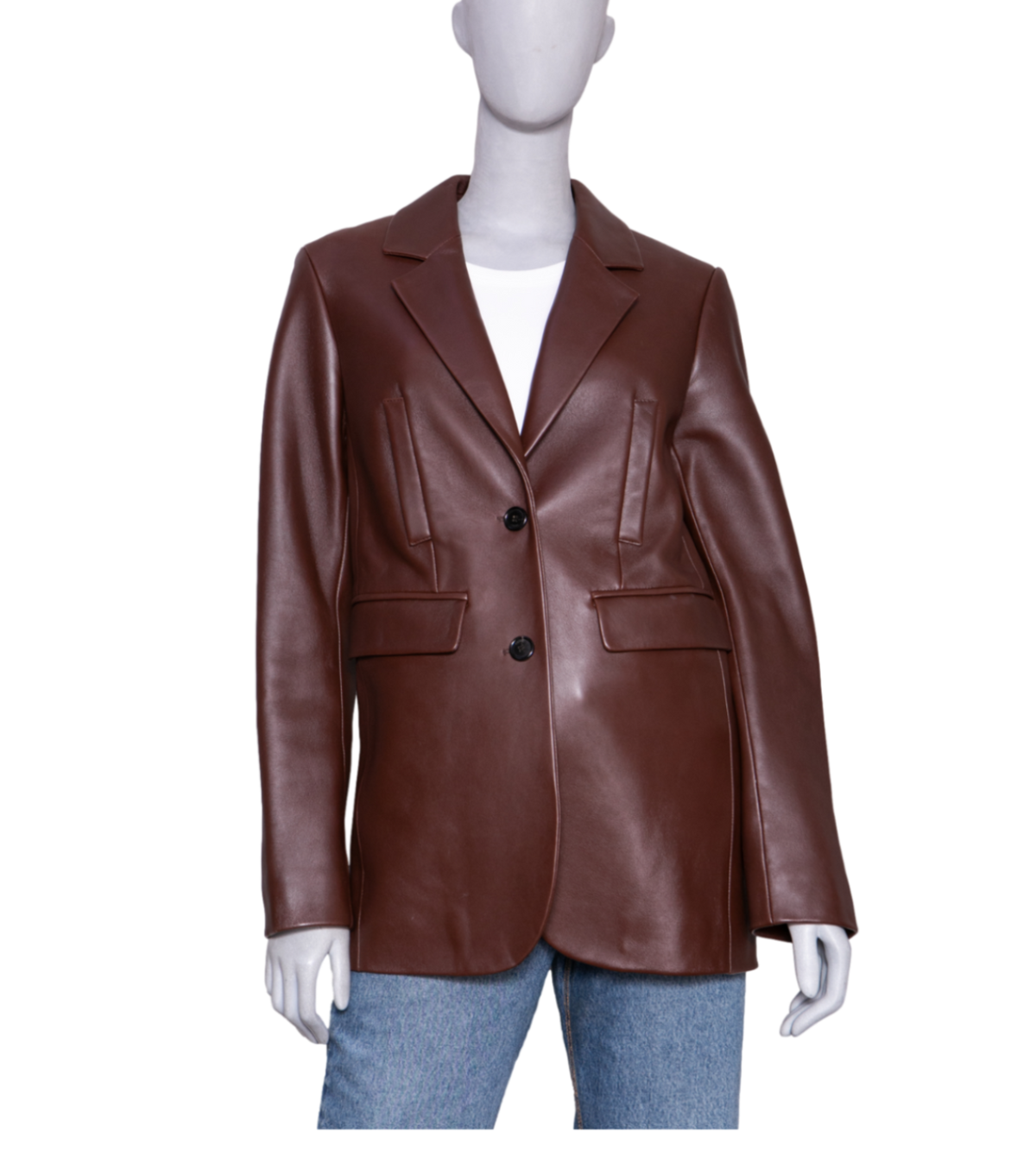 LOEWE JACKET TAILORED LEATHER TWO-BUTTON