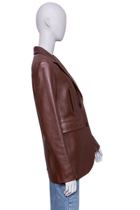 LOEWE JACKET TAILORED LEATHER TWO-BUTTON