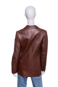 LOEWE JACKET TAILORED LEATHER TWO-BUTTON