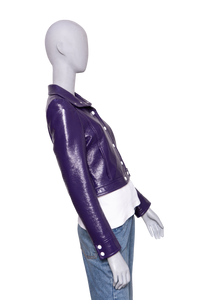 COURRÈGES RE-EDITION JACKET VYNIL PURPLE