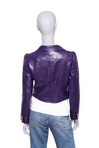 COURRÈGES RE-EDITION JACKET VYNIL PURPLE
