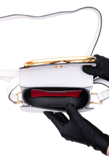 VALENTINO SUPERVEE MINI CALFSKIN WHITE
