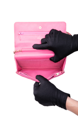 CHANEL WOC CC CAVIAR QUILTED HOT PINK GOLD HDWR