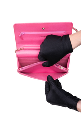 CHANEL WOC CC CAVIAR QUILTED HOT PINK GOLD HDWR