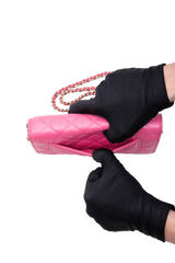 CHANEL WOC CC CAVIAR QUILTED HOT PINK GOLD HDWR