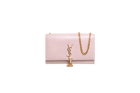 YSL KATE TASSEL CROCO EMBOSSED BEIGE