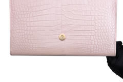 YSL KATE TASSEL CROCO EMBOSSED BEIGE