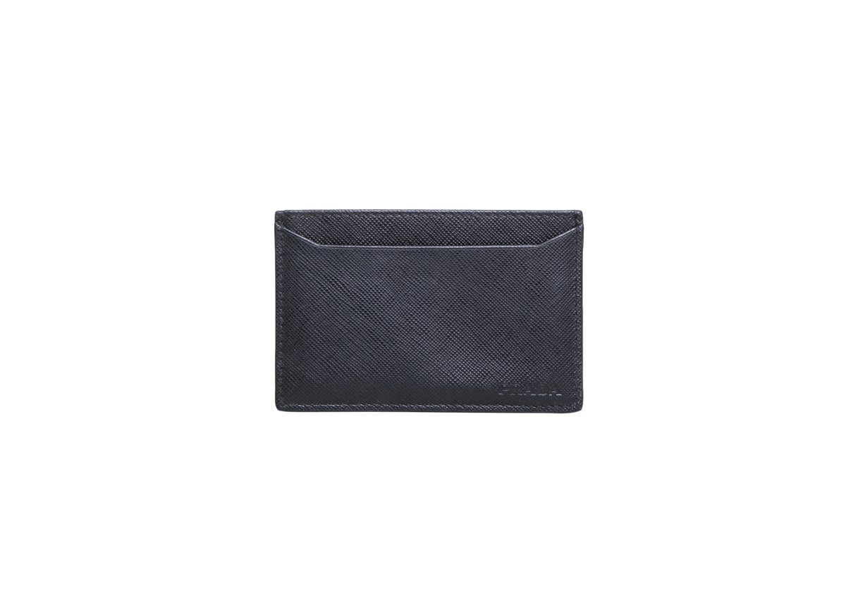PRADA CARD HOLDER SAFFIANO BLACK