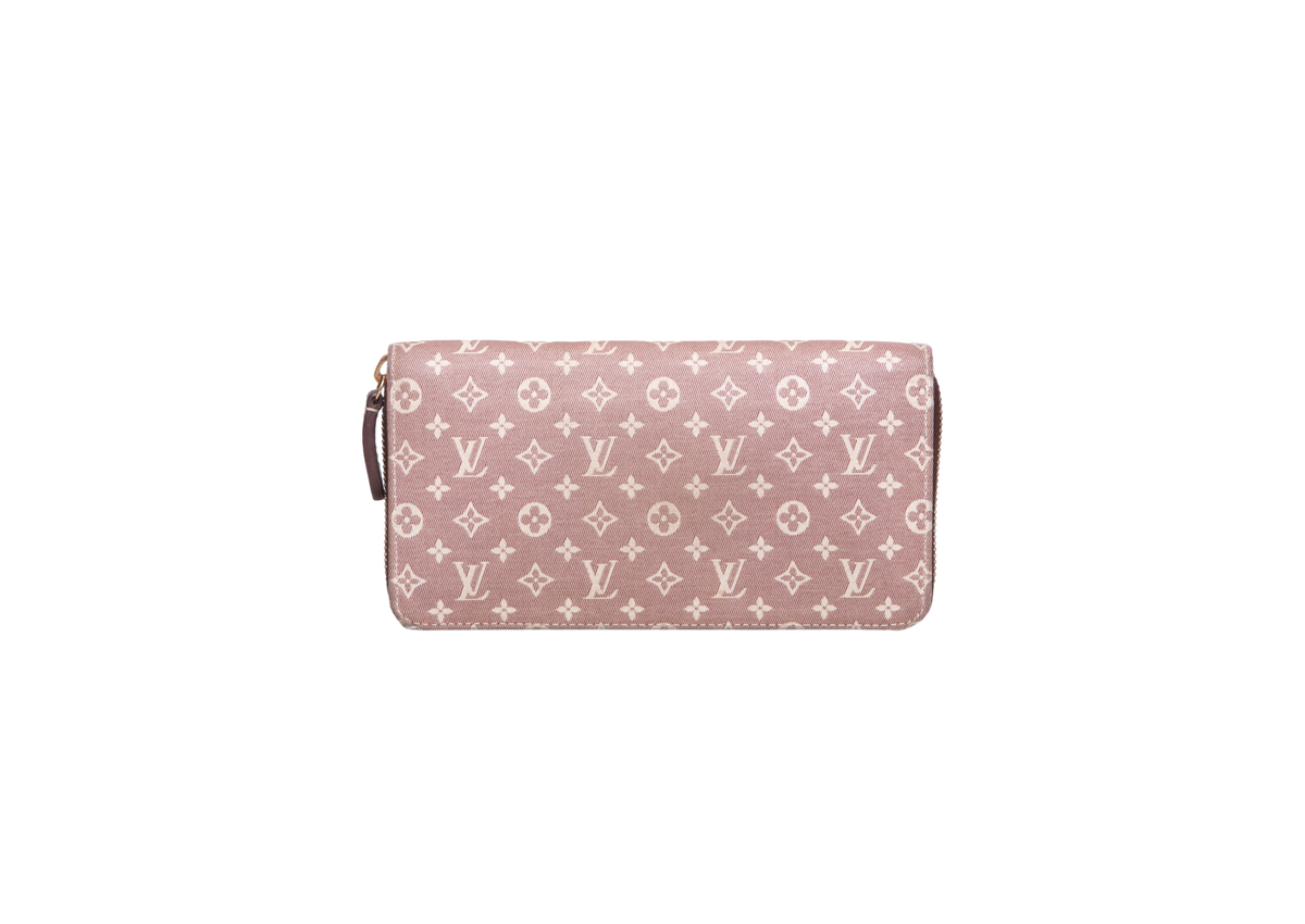 LV WALLET MINI LIN MONOGRAM BURGUNDY