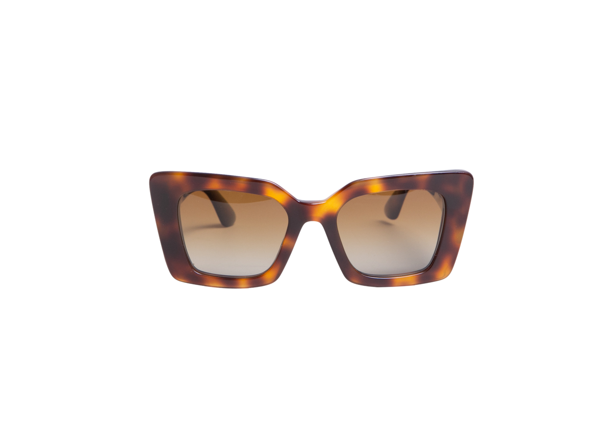 BURBERRY DAISY TB SQUARE ACETATE TORTOISE BROWN