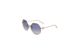 TIFFANY & CO. T GEOMETRIC METAL GOLD LENSES GRADIENT