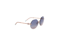 TIFFANY & CO. T GEOMETRIC METAL GOLD LENSES GRADIENT