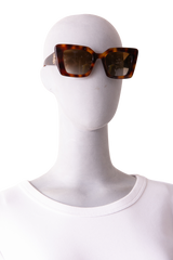 BURBERRY DAISY TB SQUARE ACETATE TORTOISE BROWN