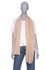 RALPH LAUREN SCARF PURPLE LABEL CASHMERE BEIGE