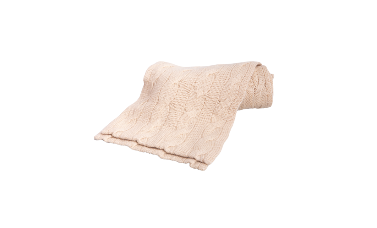 RALPH LAUREN SCARF PURPLE LABEL CASHMERE BEIGE