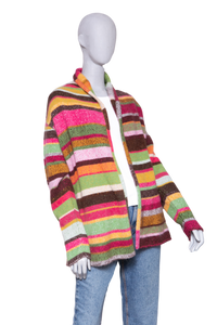 THE ELDER STATESMAN STRIPED SMOKING JACK