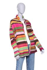 THE ELDER STATESMAN STRIPED SMOKING JACK