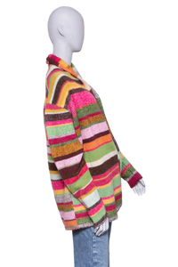 THE ELDER STATESMAN STRIPED SMOKING JACK