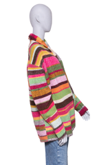 THE ELDER STATESMAN STRIPED SMOKING JACK