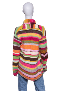 THE ELDER STATESMAN STRIPED SMOKING JACK
